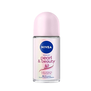 Nivea Pearl and Beauty Deo Roll On With Pearl Extracts & Avocado Oil - 50ml X 2Pcs