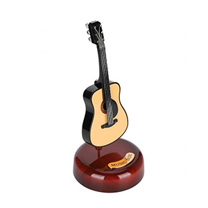 Guitar Rotating Music Box - 1 Pcs