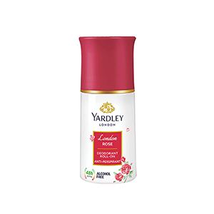 Yardley London Rose Deodorant Roll-On 50ml x 2 Pcs