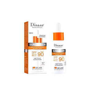 Disaar Sunscreen Serum Light Texture & Breathable Whitening Lighten UV Protection Anti Oxidant Sunblock SPF 90 PA+++