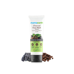 Mamaearth Charcoal Face Wash with Activated Charcoal & Coffee for Oil Control -100ml