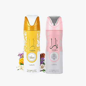 Lattafa Yara & Yara Tous Perfumed Body Spray (Combo) - 2 Pcs