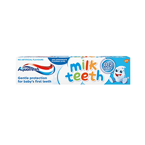 Aquafresh Milk Teeth Toothpaste for Kids Ages 0-2 years  - 50ml