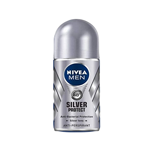Nivea Men Silver Protect Roll On Deodorant - 50ml X 2Pcs