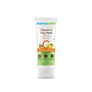 Mamaearth Vitamin C Face Wash with Vitamin C and Turmeric for Skin Illumination - 100ml