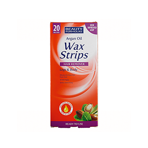 Beauty Formulas Argan Oil Wax Strips Hair Remover Legs & Body