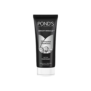 Pond's Bright Miracle With Activated Charcoal Facewash - 100g