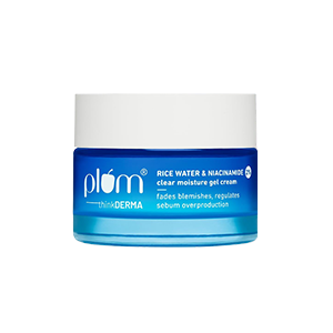 Plum 2% Niacinamide & Rice Water Brightening Gel Moisturizer - 50g