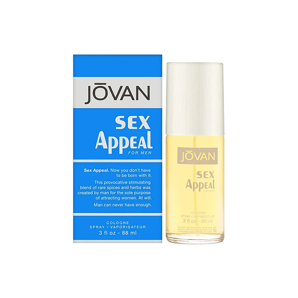Jovan Sex Appeal Eau De Cologne Perfume for Men - 88ml