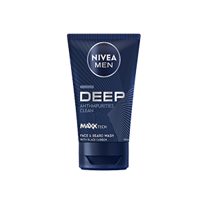 Nivea Men Deep Anti-Impurities Clean Face & Beard Wash - 100ml